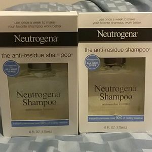 2 pack, New IN BOX Neutrogena anti-residue shampoo